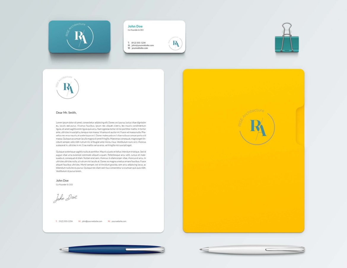 Rise Architecture Branding & Stationary